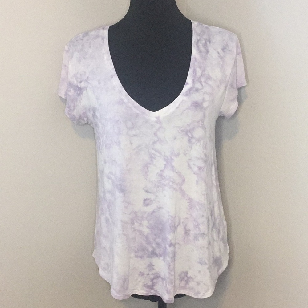 AEO Soft & Sexy T Small Tye Dye Purple